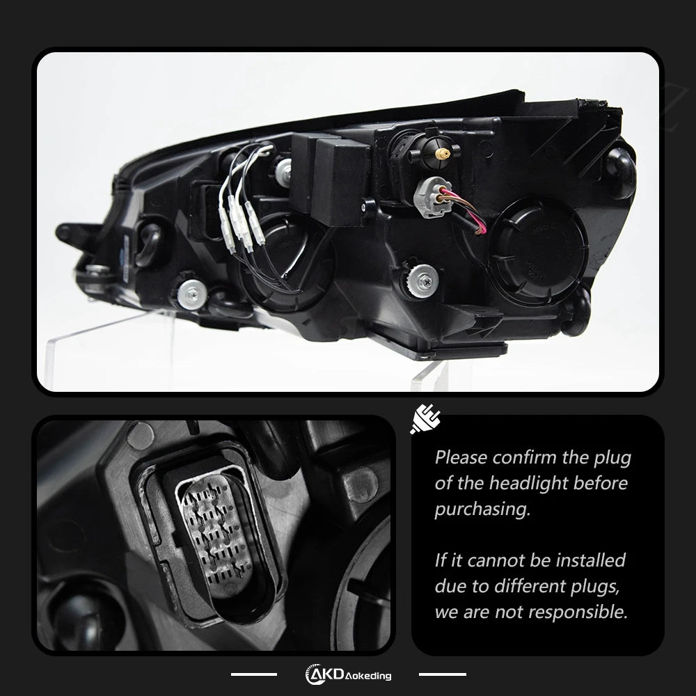 Headlight For VW Golf 7 MK7 2013-2017 Car автомобильные товары LED DRL Hella 5 Xenon Lens Hid H7 Golf 7.5 R LINE Car Accessories