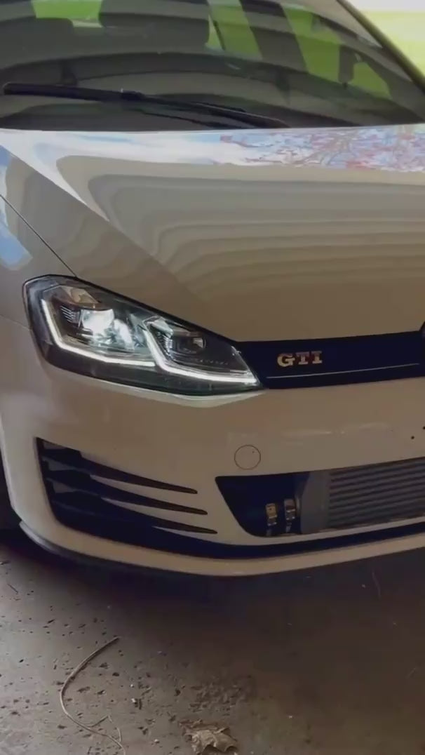 LED Headlights for Volkswagen VW Golf VII Golf MK7 GTI TSI TDI 2012-2017 Dynamic Front Lamps Assembly [Not Fit GTI/R/GTD/MK7.5]